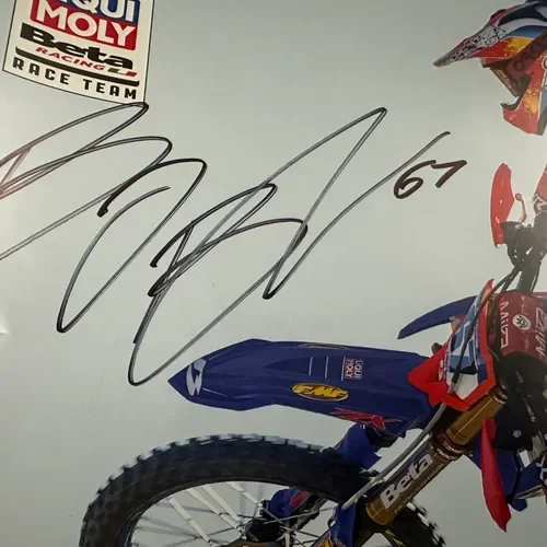 Benny Bloss Factory Beta Signed Poster