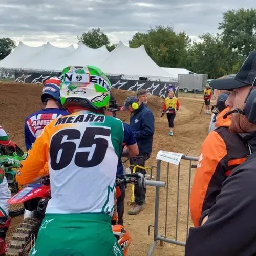2022 Team Ireland John Meara Side Shroud Redbud MXON