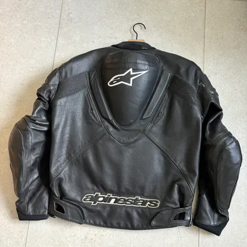 Alpine Stars Leather Riding Jacket Supermoto