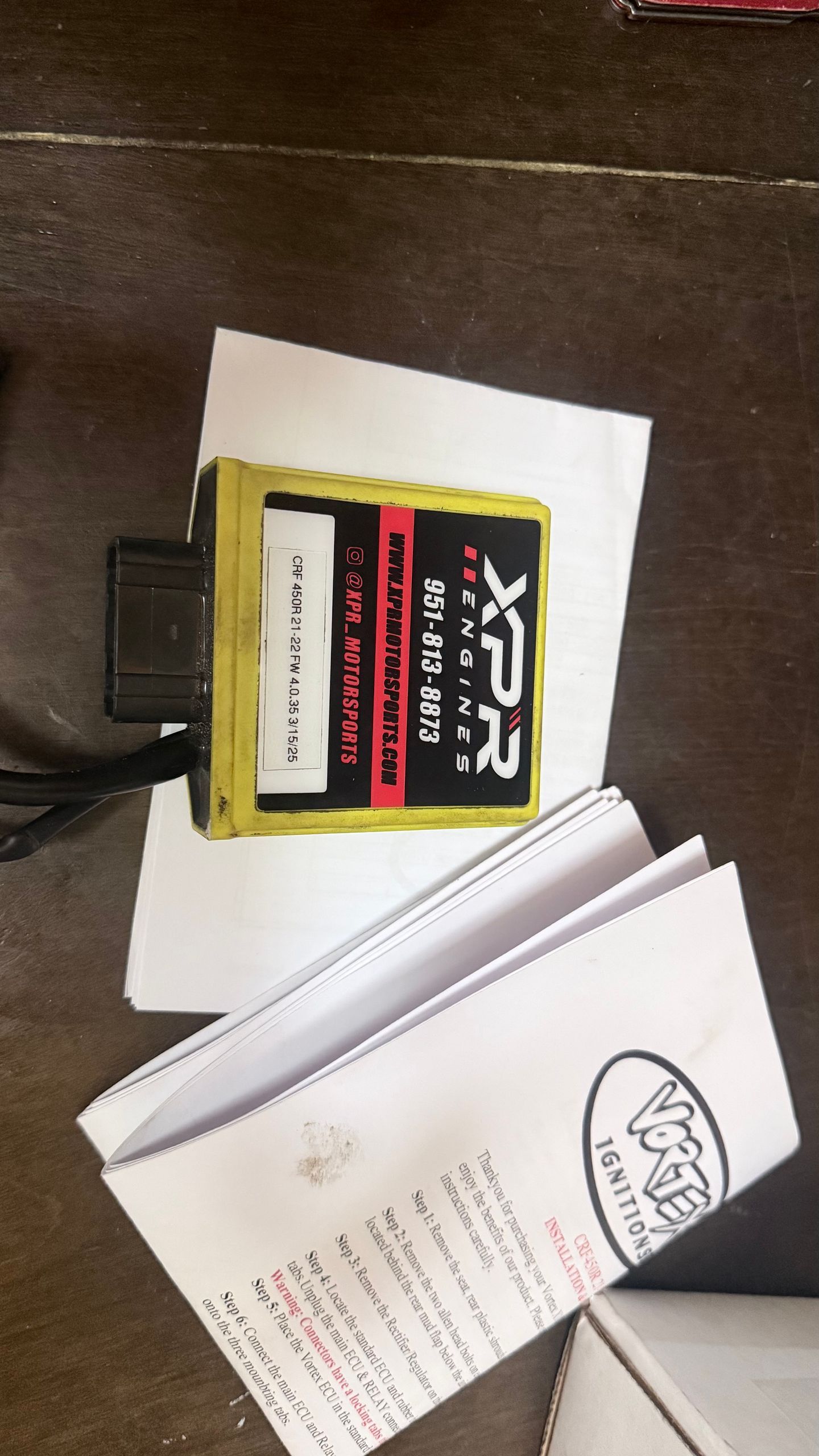 Vortex Ecu Tuned By Chad From Xrp