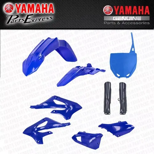 NEW 2022 - 2024 YAMAHA YZ85 YZ85LW YZ 85 LW OEM COMPLETE FULL PLASTIC KIT BLUE