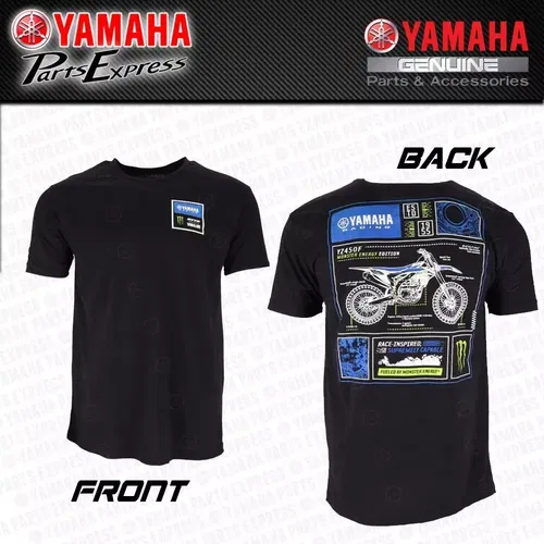 NEW YAMAHA MONSTER ENERGY YZ450F MENS TEE T-SHIRT MEDIUM GYTR YZ YZF 125 250 450
