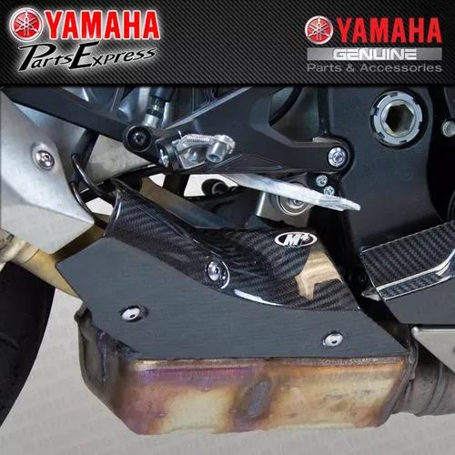 2015 - 2020 YAMAHA YZF-R1 YZF R1 M4 EXHAUST CARBON FIBER CATALYTIC HEAT SHIELD
