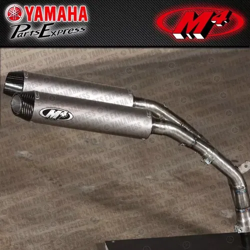 2007 2008 YAMAHA YZFR1 YZF R1 M4 EXHAUST DUAL TITANIUM MUFFLER SLIP ON SYSTEM