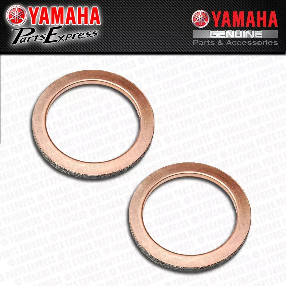 NEW YAMAHA FZ07 MT07 XSR700 TENERE OEM EXHAUST GASKETS 2 PACK 3YF-14613-01-00