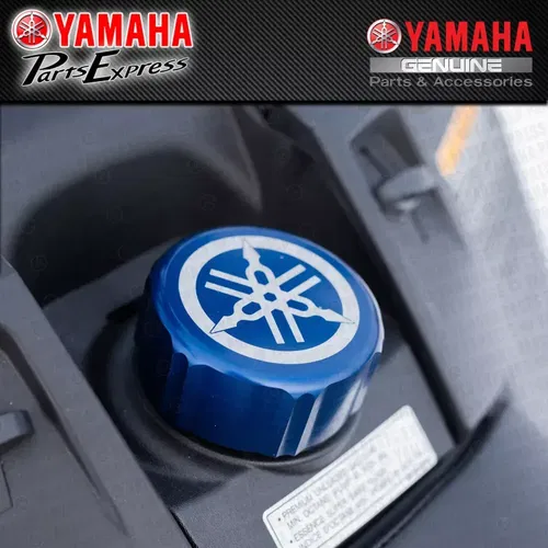 NEW YAMAHA SIDEWINDER SR VIPER MOUNTAIN MAX VENOM OEM BILLET FUEL GAS CAP BLUE