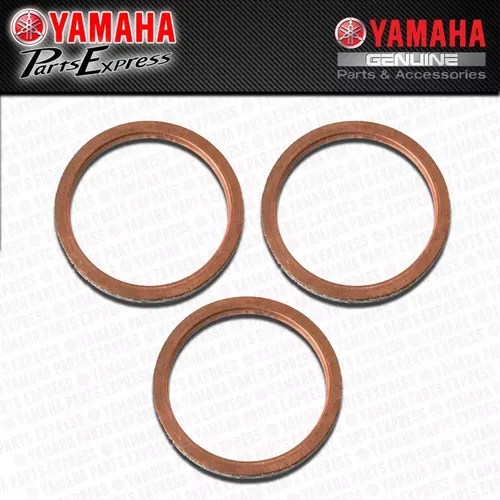 2016 - 2021 YAMAHA YXZ1000R YXZ 1000 OEM EXHAUST GASKETS 3 PACK 4FM-14613-00-00