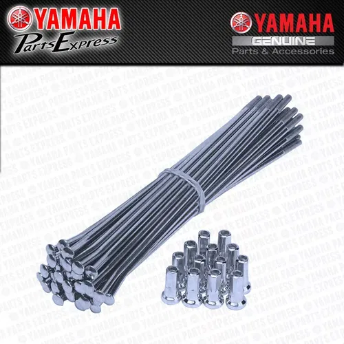 2000 - 2022 YAMAHA TTR TT-R 90 110 E OEM COMPLETE FRONT WHEEL SPOKE & NIPPLE SET