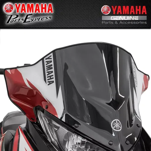 NEW YAMAHA LOW SPORT WINDSHIELD SIDEWINDER SRVIPER (RED) SMA-8JP96-11-RD