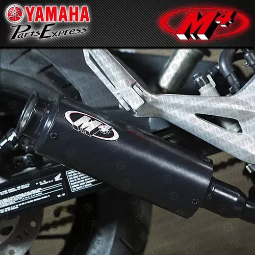 2014-2020 HONDA GROM 125 M4 BLACK LOW MOUNT FULL SYSTEM EXHAUST CERAMIC MUFFLER