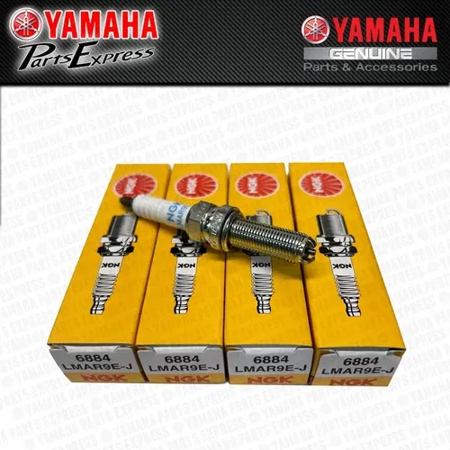2009 - 2025 YAMAHA YZF-R1 YZFR1 YZF R1 R1M 4-PACK NGK LMAR9E-J SPARK PLUGS 6884