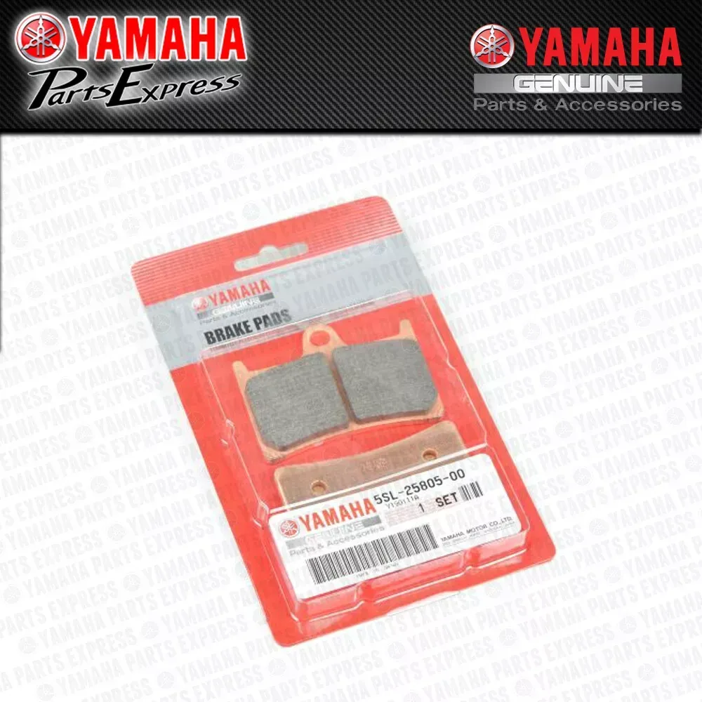 NEW YAMAHA FZ FJ MT 09 FZ1 XSR900 XSR OEM FRONT BRAKE PADS SET 5SL-25805-00-00