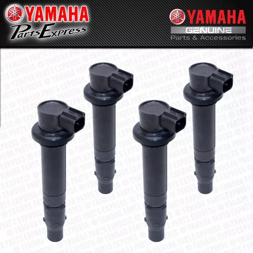 2017 - 2020 YAMAHA YZF-R6 YZF R6 OEM GENUINE COMPLETE IGNITION COIL SET 4-PACK