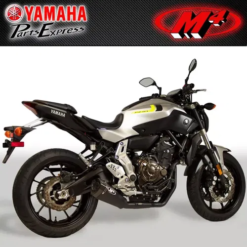 2015 - 2022 YAMAHA FZ-07 MT-07 XSR700 M4 BLACK FULL EXHAUST SYSTEM RM1 MUFFLER