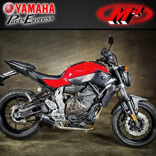 2015 - 2020 YAMAHA FZ-07 MT-07 XSR700 M4 EXHAUST CARBON FIBER SLIP ON MUFFLER