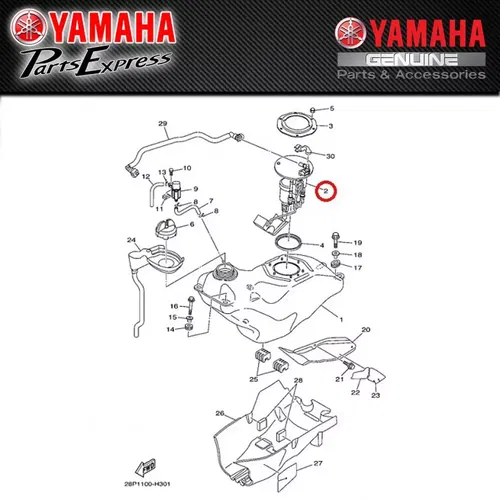 NEW GENUINE YAMAHA FUEL PUMP YXZ1000R SS SE EPS SPECIAL EDITION B16-13907-02-00