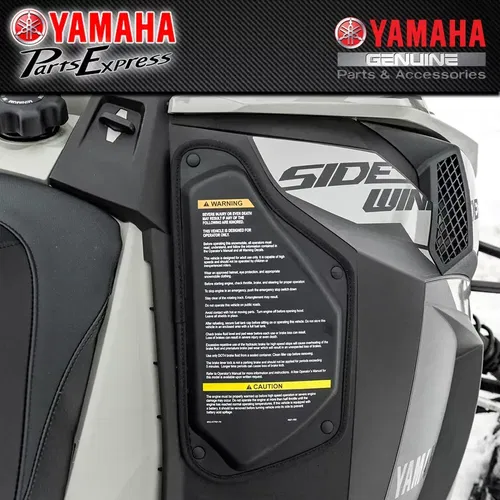 2017 - 2022 YAMAHA SIDEWINDER BTX LTX MTX STX XTX OEM BLACK CONSOLE KNEE PADS