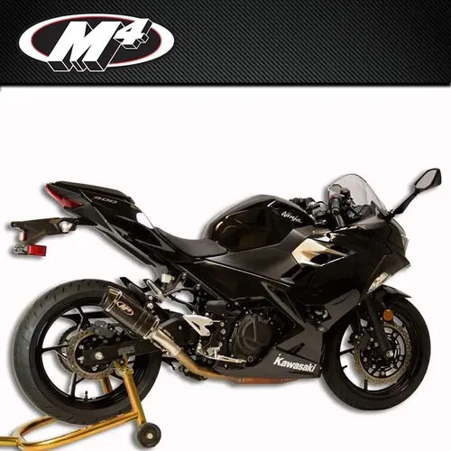 NEW 2018 - 2025 KAWASAKI NINJA 400 500 Z400 Z500 M4 X96 CARBON SLIP ON MUFFLER
