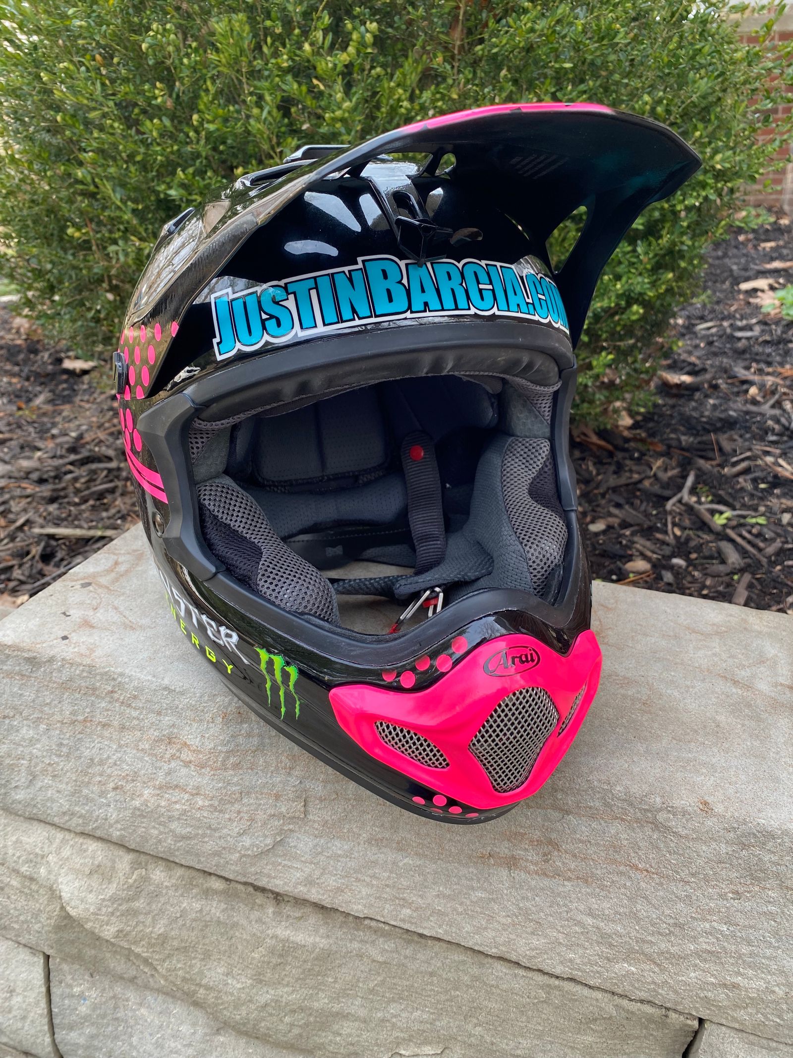 Justin Barcia Aria Athlete Only Helmet
