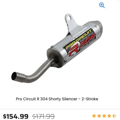 Pro Circut R-304 And Works Pipe Yz125