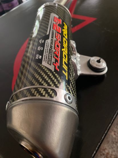 Pro Circuit T2 Carbon Shorty Silencer