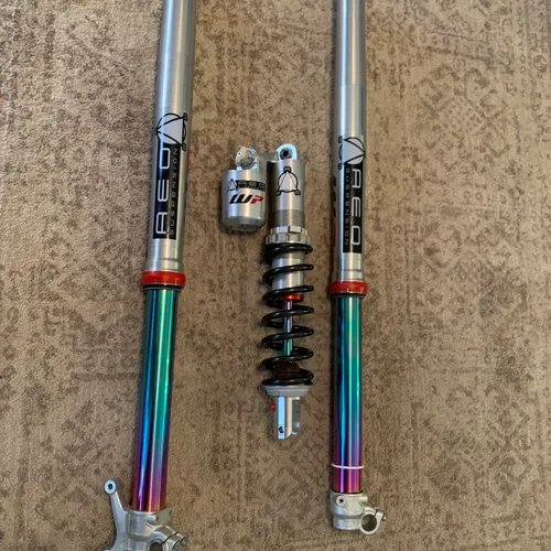 WP Xact Pro Forks With WP 6500 Kit & Shock With Full AEO Revalve
