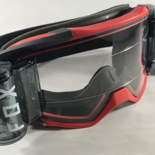 Fox Racing Goggles With New Total Vision Roll-Off System