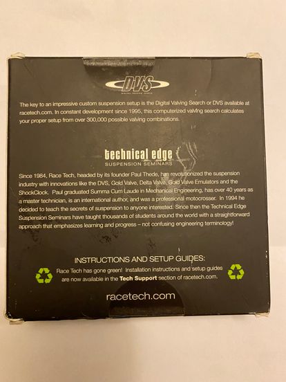 Race Tech Gold Valve
