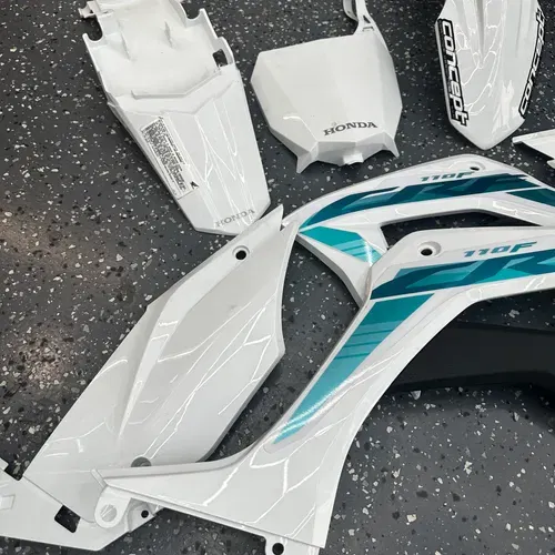 2024 OEM CRF110 Full Plastics Kit From "Teal" Edition 