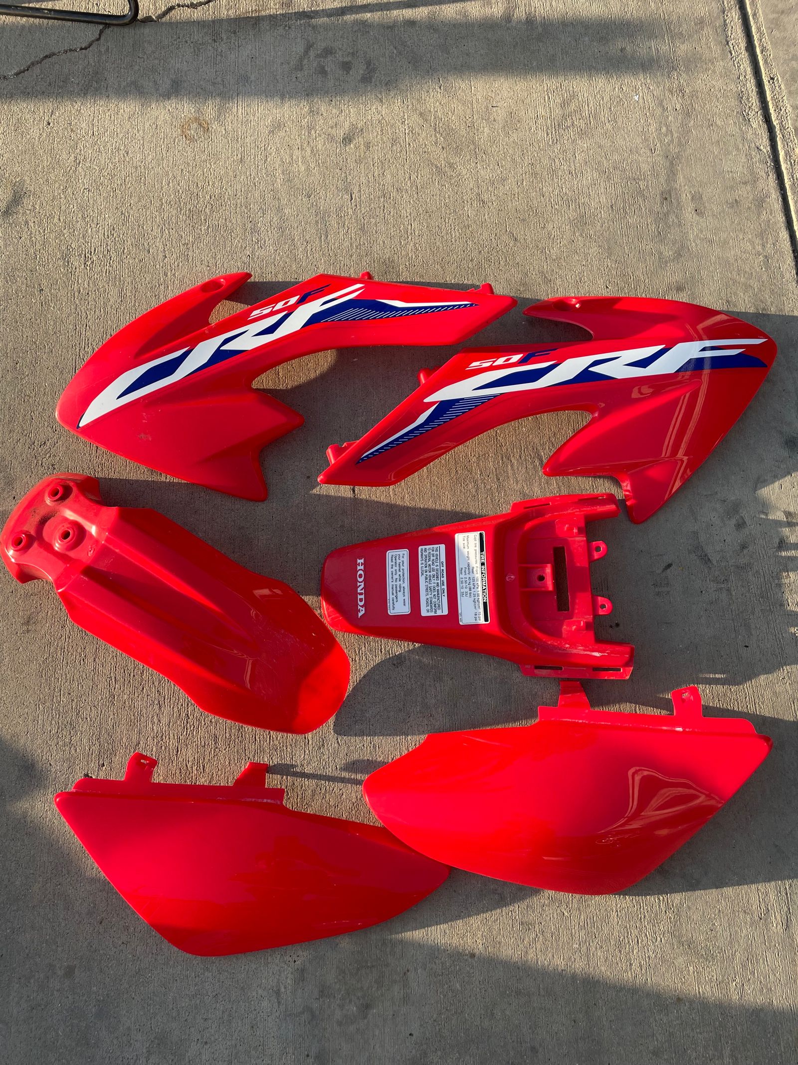 New style crf50 plastics new arrivals
