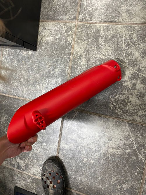 Left Fork Guard, Red, Gas Gas