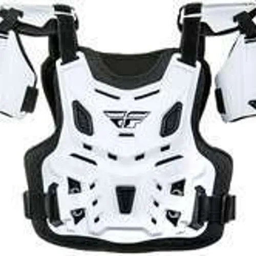 FLY RACING YOUTH CE REVEL ROOST GUARD WHITE
