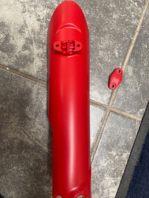 Left Gas Gas 85 fork guard