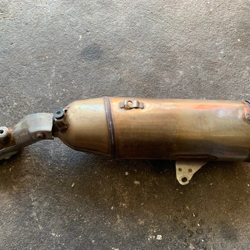 04 07 2005 CRF250X Muffler Exhaust System rear silencer can