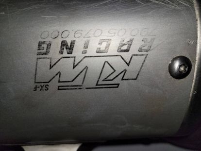 KTM 250 SX-F Stock Exhaust