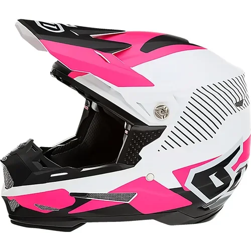 6D ATR-2 Fusion Offroad Motocross Helmet Neon Pink