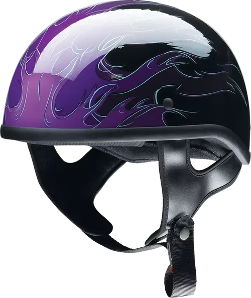 Z1R CC Beanie Hellfire Half Helmet Purple