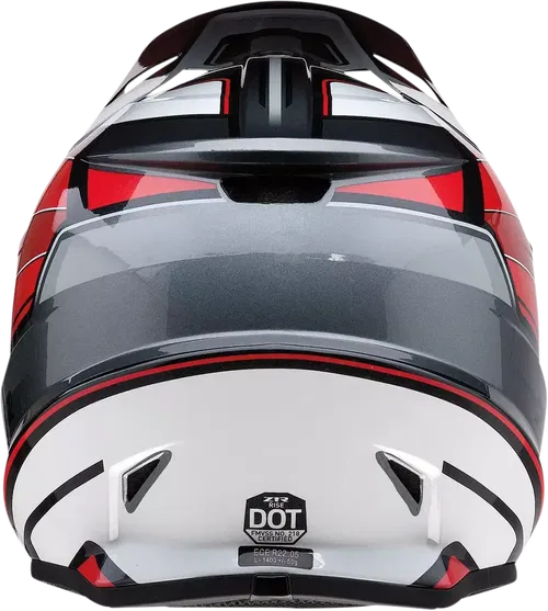 Z1R Rise MC Offroad Helmet Red/Gray
