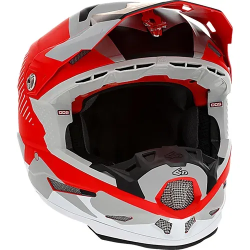 6D ATR-2 Fusion Offroad Motocross Helmet Red
