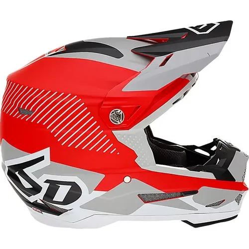 6D ATR-2 Fusion Offroad Motocross Helmet Red