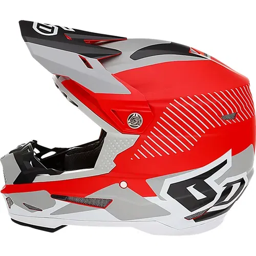 6D ATR-2 Fusion Offroad Motocross Helmet Red