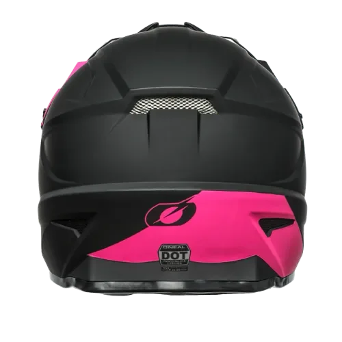 O'Neal Womens 1 Series Helmet Black/Pink Offroad Motocross Dirt Bike Adult