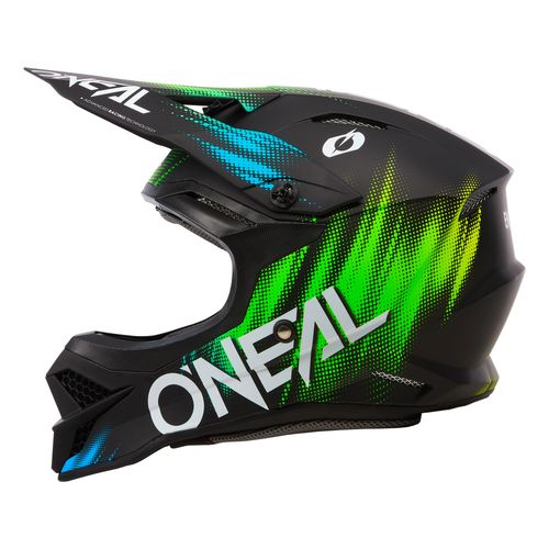 O'Neal 3 Series Voltage V.24 Offroad Helmet Black/Green