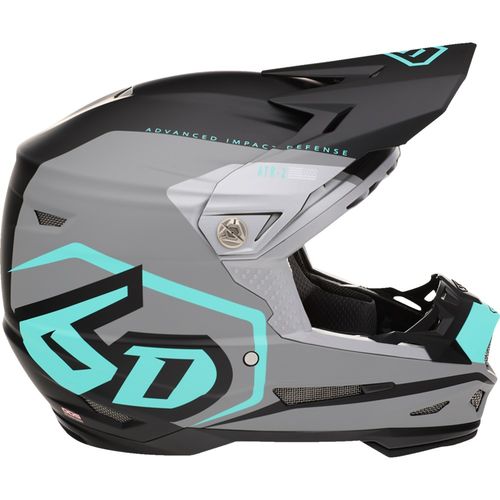 6D ATR-2 Delta Offroad Motocross Helmet Teal