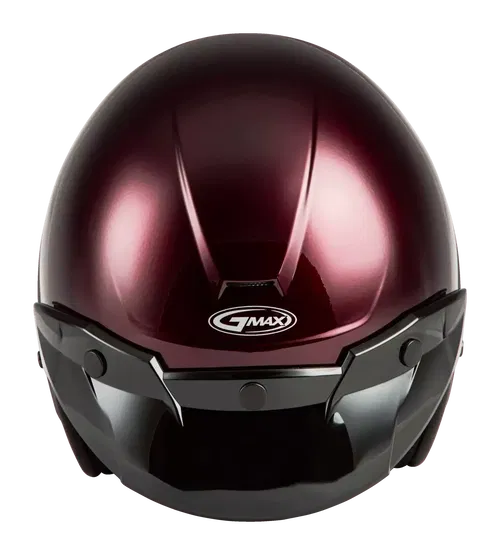 GMAX G1020104 OF-2 OPEN-FACE HELMET WINE RED SM