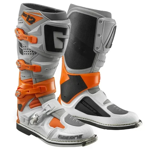 Gaerne SG-12 Offroad Motocross Boots Orange/Grey/White