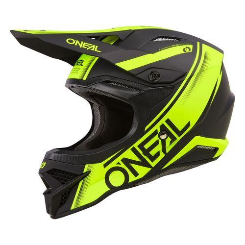 O'Neal 3 Series Racewear V.24 Offroad Helmet Black/Neon