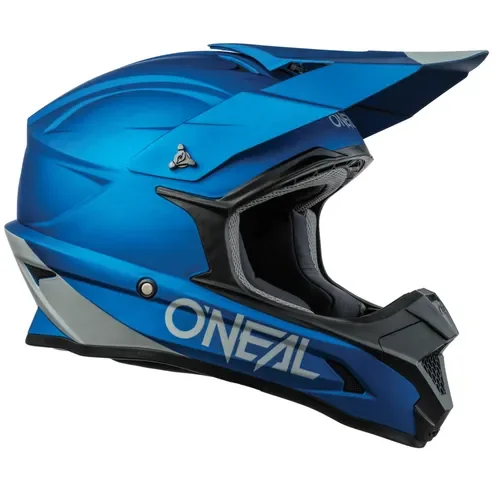 O'Neal 1 Series Helmet Solid Blue Offroad Motocross Dirt Bike Adult