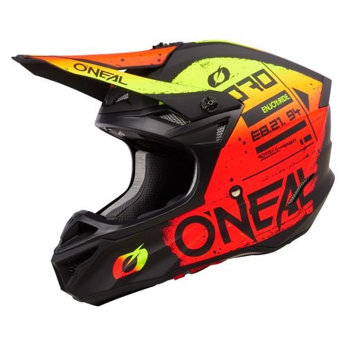 O'Neal 5 Series Scarz Helmet V.24 Black/Red Offroad Motocross Dirtbike