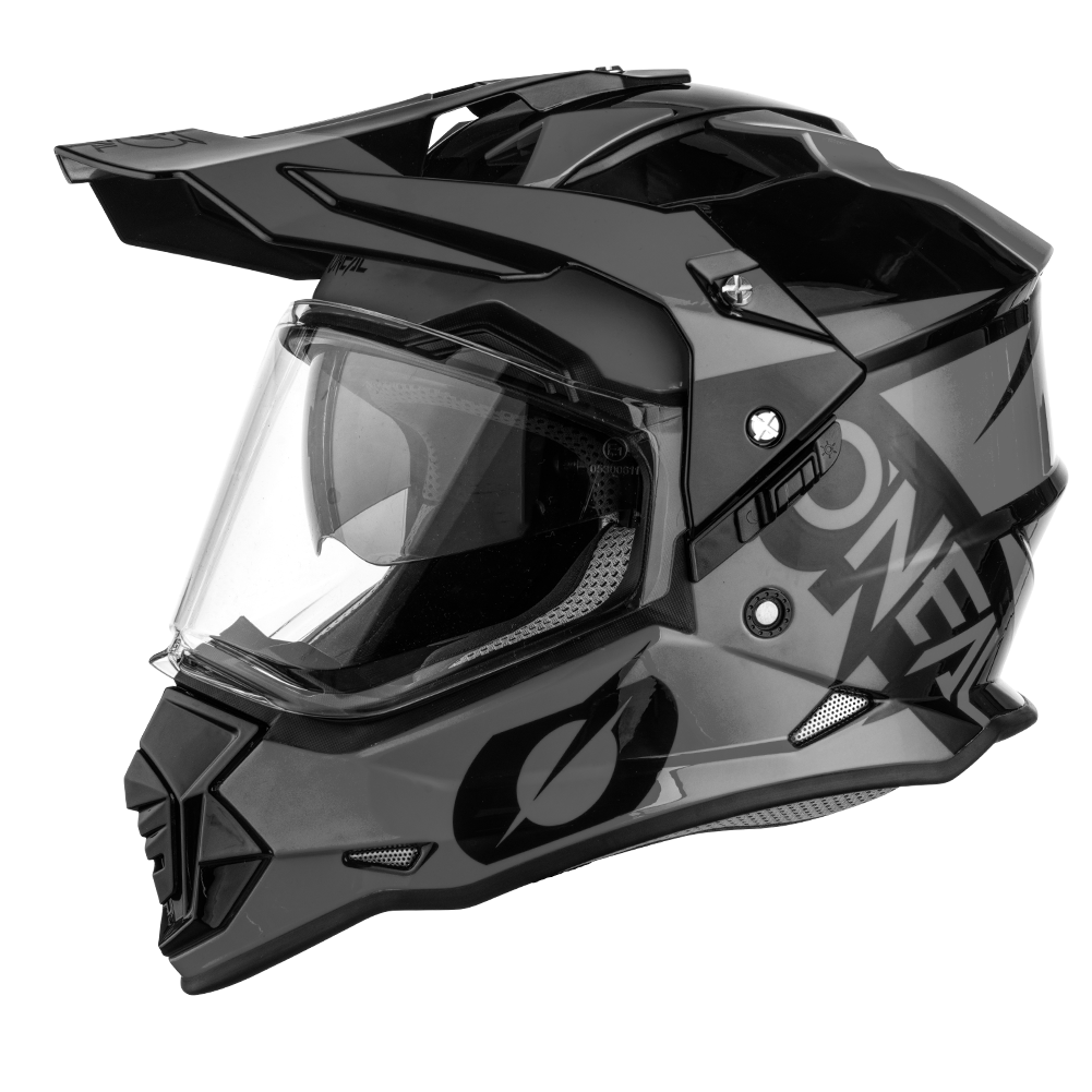 O'NEAL Adult Mens Sierra R Dual Sport Offroad Adventure Helmet Black/Gray